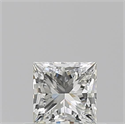 Diamante Natural 0.52 quilates, Princesa , Color J, claridad VVS2 y certificado GIA