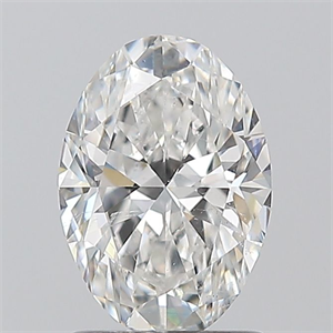 Picture of Natural Diamond 1.20 Carats, Oval with  Cut, F Color, SI1 Clarity and Certified by GIA