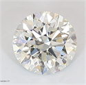Lab Grown Diamond 1.51 Carats, Round with Ideal Cut, I Color, VS1 Clarity and Certified by IGI