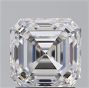 Natural Diamond 2.20 Carats, Asscher with  Cut, D Color, VS2 Clarity and Certified by GIA