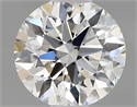 Natural Diamond 0.40 Carats, Round with Excellent Cut, I Color, SI1 Clarity and Certified by GIA