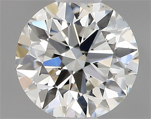 Picture of Natural Diamond 0.40 Carats, Round with Excellent Cut, I Color, SI1 Clarity and Certified by GIA