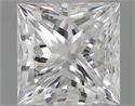 Natural Diamond 0.60 Carats, Princess with  Cut, F Color, VS2 Clarity and Certified by GIA