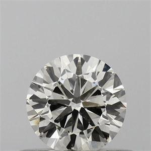 Picture of Natural Diamond 0.40 Carats, Round with Very Good Cut, I Color, VS1 Clarity and Certified by IGI