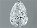 Diamante Natural 1.00 quilates, De pera , Color F, claridad SI2 y certificado GIA