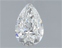 Natural Diamond 0.70 Carats, Pear with  Cut, F Color, VVS2 Clarity and Certified by GIA