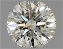 Natural Diamond 1.21 Carats, Round with Excellent Cut, J Color, VS2 Clarity and Certified by IGI