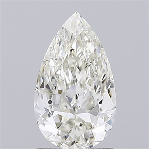 Picture of Natural Diamond 1.01 Carats, Pear with  Cut, J Color, SI2 Clarity and Certified by GIA