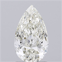 Natural Diamond 1.01 Carats, Pear with  Cut, J Color, SI2 Clarity and Certified by GIA