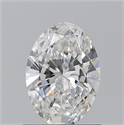 Diamante Natural 0.90 quilates, Ovalado , Color G, claridad VS1 y certificado GIA