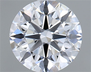 Picture of Lab Grown Diamond 1.12 Carats, Round with Ideal Cut, D Color, VVS2 Clarity and Certified by IGI