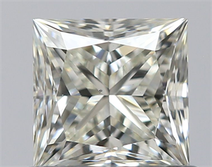 Foto Diamante Natural 0.70 quilates, Princesa , Color L, claridad VS2 y certificado GIA de
