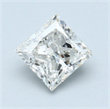 Diamante Natural 0.99 quilates, Princesa , Color G, claridad SI1 y certificado GIA