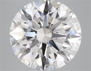 Picture of Lab Grown Diamond 4.55 Carats, Round with Ideal Cut, D Color, VS2 Clarity and Certified by IGI