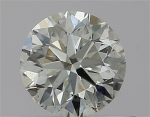 Picture of Natural Diamond 0.50 Carats, Round with Very Good Cut, F Color, SI1 Clarity and Certified by GIA