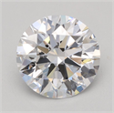 Lab Grown Diamond 1.16 Carats, Round with Ideal Cut, D Color, VVS2 Clarity and Certified by IGI