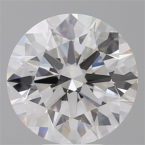 Picture of Lab Grown Diamond 5.10 Carats, Round with Ideal Cut, E Color, VVS2 Clarity and Certified by IGI