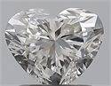 Natural Diamond 1.01 Carats, Heart with  Cut, E Color, VS1 Clarity and Certified by GIA