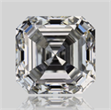 Natural Diamond 1.51 Carats, Asscher with  Cut, H Color, VVS1 Clarity and Certified by GIA