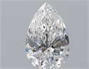 Natural Diamond 1.03 Carats, Pear with  Cut, D Color, VVS2 Clarity and Certified by GIA