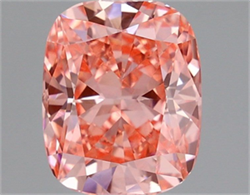 Picture of Lab Grown Diamond 1.44 Carats, CUSHION MODIFIED with  Cut, Fancy Vivid Pink Color, VVS2 Clarity and Certified by IGI
