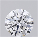 Del inventario de diamantes de laboratorio, 0.74 quilates, Redondo , Color D, claridad VVS2 y certificado IGI