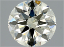 Natural Diamond 1.60 Carats, Round with Excellent Cut, M Color, VS2 Clarity and Certified by HRD