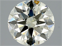 Natural Diamond 1.60 Carats, Round with Excellent Cut, M Color, VS2 Clarity and Certified by HRD
