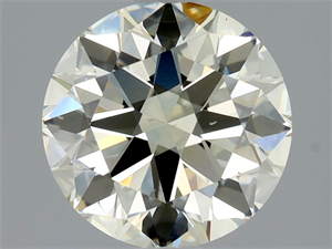 Picture of Natural Diamond 1.60 Carats, Round with Excellent Cut, M Color, VS2 Clarity and Certified by HRD