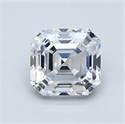Natural Diamond 1.01 Carats, Asscher with  Cut, D Color, VS1 Clarity and Certified by GIA