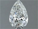 Natural Diamond 0.80 Carats, Pear with  Cut, H Color, VS2 Clarity and Certified by GIA