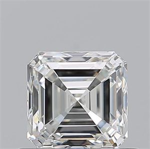 Picture of Natural Diamond 0.73 Carats, Asscher with  Cut, H Color, VVS2 Clarity and Certified by GIA