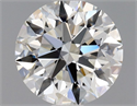 Diamante Natural 0.70 quilates, Redondo , Color H, claridad VS1 y certificado GIA