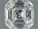 Natural Diamond 1.03 Carats, Asscher with  Cut, H Color, SI1 Clarity and Certified by IGI