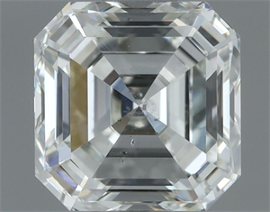 Picture of Natural Diamond 1.03 Carats, Asscher with  Cut, H Color, SI1 Clarity and Certified by IGI