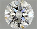 Diamante Natural 1.58 quilates, Redondo , Color I, claridad VVS2 y certificado GIA
