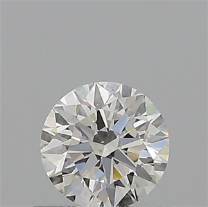 Picture of Natural Diamond 0.51 Carats, Round with Excellent Cut, H Color, SI1 Clarity and Certified by GIA