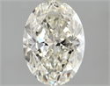 Natural Diamond 1.80 Carats, Oval with  Cut, K Color, VS2 Clarity and Certified by GIA