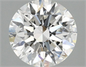 Lab Grown Diamond 2.01 Carats, Round with Ideal Cut, F Color, VS1 Clarity and Certified by IGI