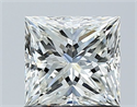 Natural Diamond 1.04 Carats, Princess with  Cut, I Color, VS2 Clarity and Certified by GIA