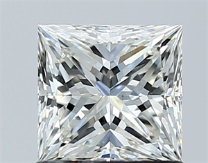 Picture of Natural Diamond 1.04 Carats, Princess with  Cut, I Color, VS2 Clarity and Certified by GIA