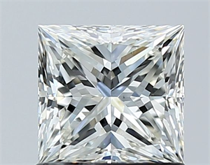 Picture of Natural Diamond 1.04 Carats, Princess with  Cut, I Color, VS2 Clarity and Certified by GIA
