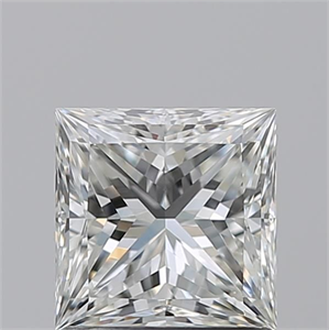 Picture of Natural Diamond 1.25 Carats, Princess with  Cut, H Color, VVS2 Clarity and Certified by GIA