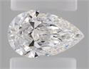 Natural Diamond 1.83 Carats, Pear with  Cut, D Color, VVS2 Clarity and Certified by GIA