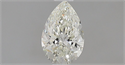 Natural Diamond 0.51 Carats, Pear with  Cut, I Color, IF Clarity and Certified by IGI