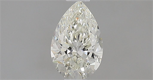 Picture of Natural Diamond 0.51 Carats, Pear with  Cut, I Color, IF Clarity and Certified by IGI