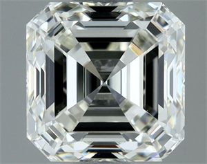 Picture of Natural Diamond 1.00 Carats, Asscher with  Cut, J Color, VVS2 Clarity and Certified by IGI