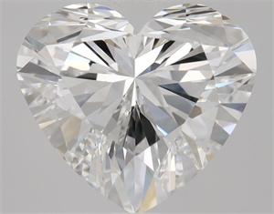 Picture of Natural Diamond 1.90 Carats, Heart with  Cut, D Color, VVS2 Clarity and Certified by GIA
