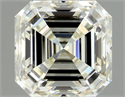 Natural Diamond 1.01 Carats, Asscher with  Cut, L Color, VVS1 Clarity and Certified by GIA