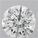 Lab Grown Diamond 6.01 Carats, Round with Excellent Cut, F Color, VVS2 Clarity and Certified by IGI